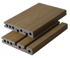 „Mikko“ WPC terasinės užbaigimo lentos, 23×138×3600 mm, Teak