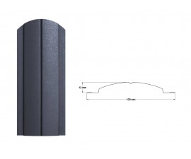 Tvoralentė SIMAS, 0,45 mm, 2xRAL7016, matinis poliesteris