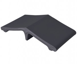 Intarpas tvoros kepurei antracito spalvos