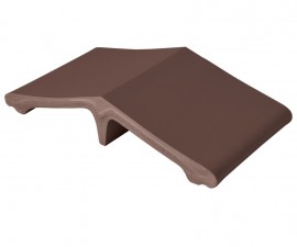 Intarpas tvoros kepurei rudos spalvos