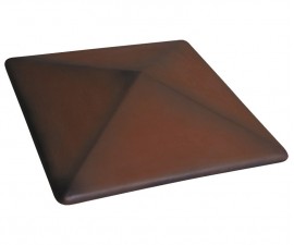 Tvoros kepurė 05 ruda su šešėliu