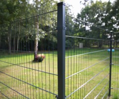 2D segmentas tvorai 2,5X1,43 m., [200x50 mm], ø5/4/5 mm, ZN + RAL7016