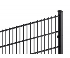 2D segmentas tvorai 2,5X1,43 m., [200x50 mm], ø5/4/5 mm, ZN + RAL7016