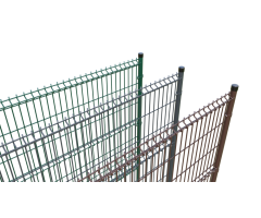 3D segmentas tvorai, 2,5x1,23 m, 200x50 mm, ø3/4 mm