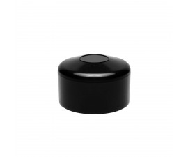 DANGTELIS APVALIAM STULPUI, Ø38, PVC, JUODAS