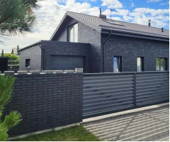 "Feldhaus Klinker" klinkerinės plytelės R567 Anthracit Bluastro